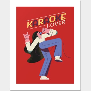 Karaoke Lover Posters and Art